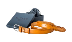 Brogue Belt - Cedar Calf