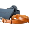 Plain Belt - Cedar Grain -Barker Shoes Store ABP02 CedarPlainGrain Belt