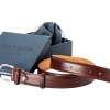 Plain Belt - Cherry Grain -Barker Shoes Store ABP10 CherryGrain Belt