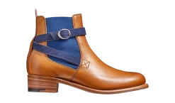 Barker Shoes Store -Barker Shoes Store Alexandra 715724 CedarCalfBlueElastic side 509ed4e7 4030 43d8 acc0 4d4312313574