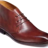 Carlo - Dark Brown Calf -Barker Shoes Store CARLO 467726 ANGLE