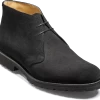 Conner - Black Suede 2 Conner - Black Suede -Barker Shoes Store CONNER 9843GW28 ANGLE