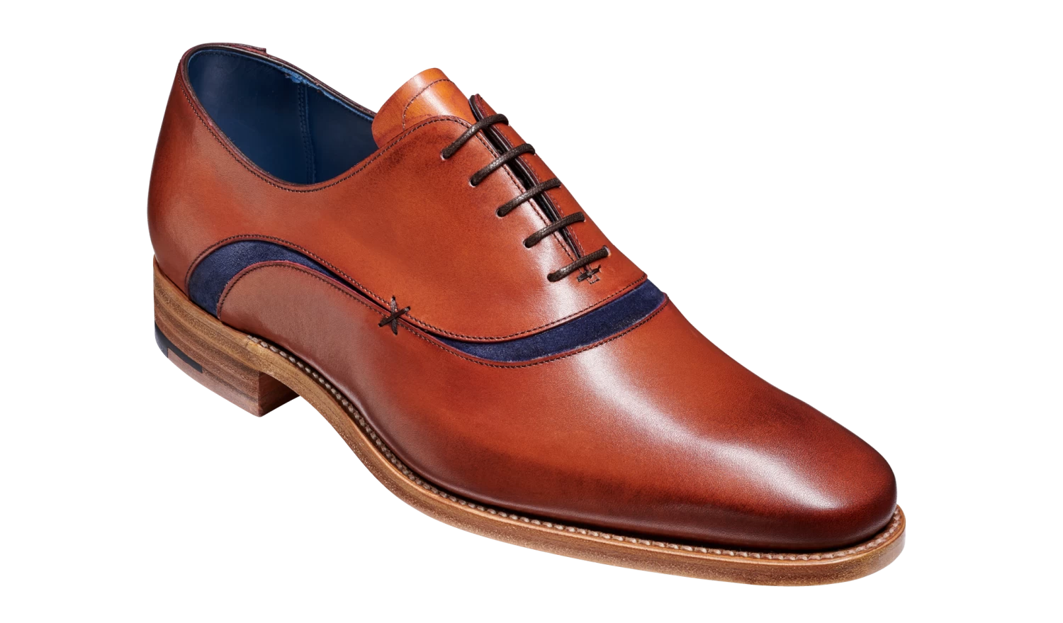 Emerson - Antique Rosewood / Navy Suede 3 Emerson - Antique Rosewood / Navy Suede