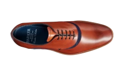 Emerson - Antique Rosewood / Navy Suede 7 Emerson - Antique Rosewood / Navy Suede -Barker Shoes Store Emerson 456336 RosewoodNavySuede top