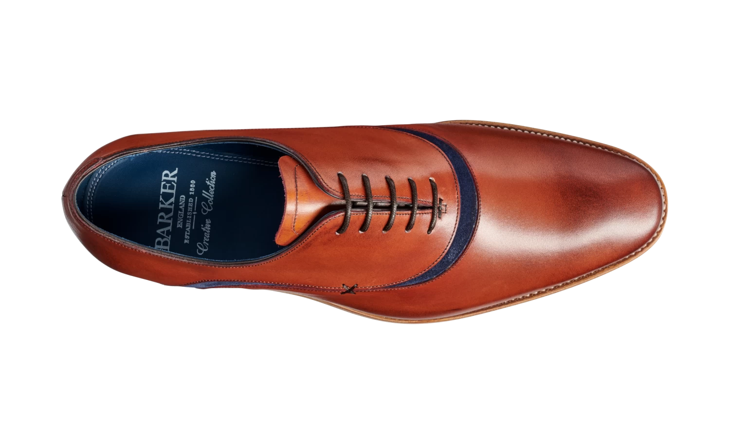 Emerson - Antique Rosewood / Navy Suede 5 Emerson - Antique Rosewood / Navy Suede - Image 3