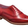 Fearne - Red Hand Painted -Barker Shoes Store Fearne 7127DW70 RedHandPainted