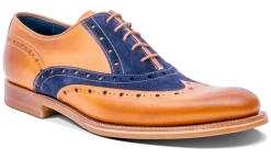 Abingdon - Cedar Calf/Navy Suede