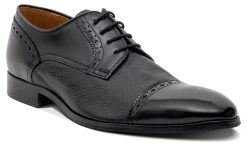 Ashbourne - Black Hi-Shine/Grain