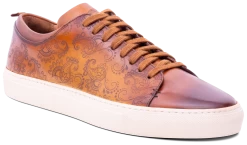 Paisely - Cedar Hand Painted