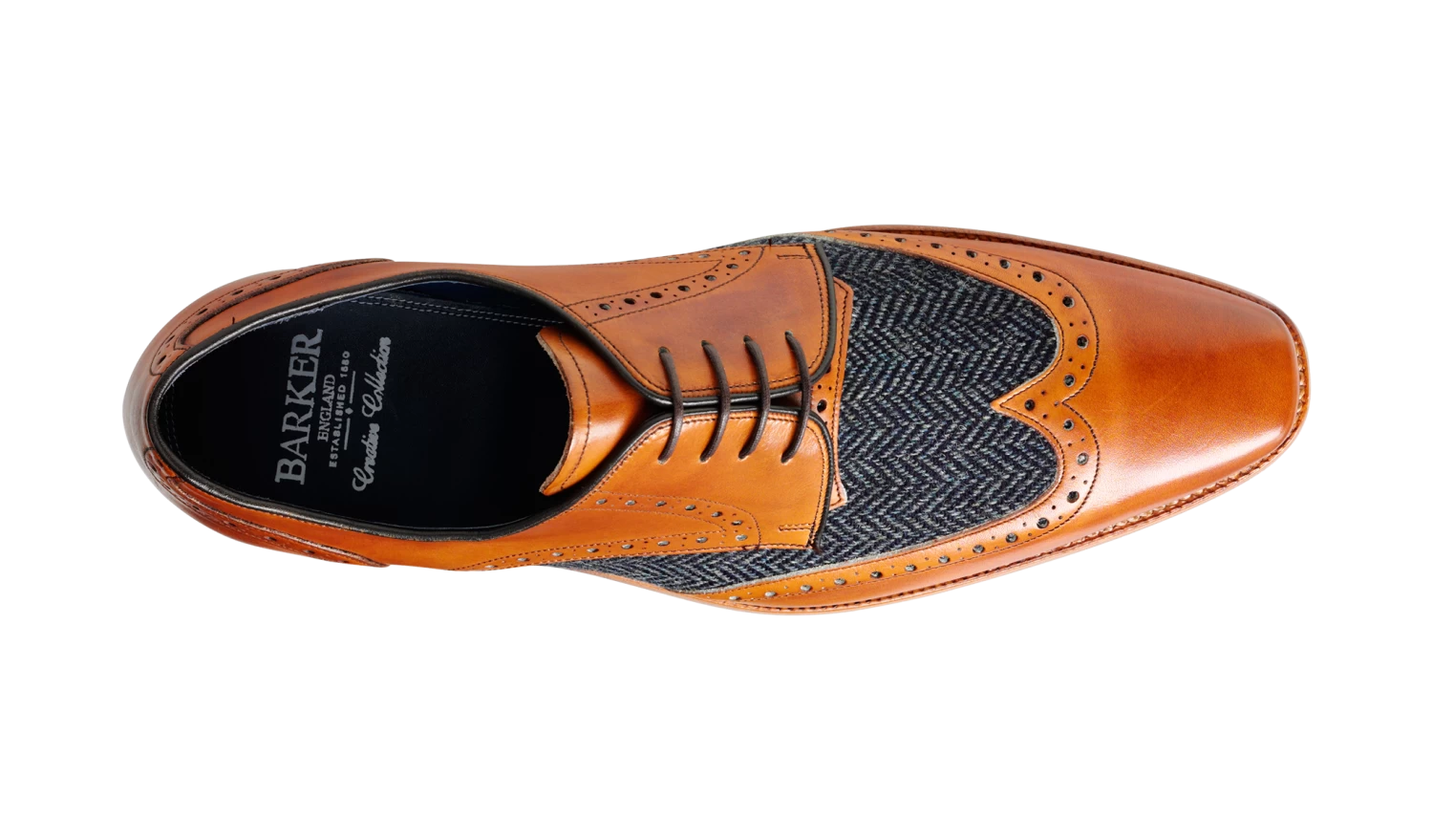 Jackson - Cedar Calf / Blue Tweed 5 Jackson - Cedar Calf / Blue Tweed - Image 3