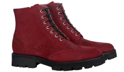 Kelsey - Burg Waxy Suede -Barker Shoes Store KelseyBurgundySuede 2