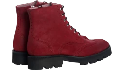 Kelsey - Burg Waxy Suede -Barker Shoes Store KelseyBurgundySuede 3