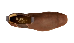 Mansfield - Brown Waxy Suede 8 Mansfield - Brown Waxy Suede -Barker Shoes Store Mansfield 438926 BrownWaxySuede top