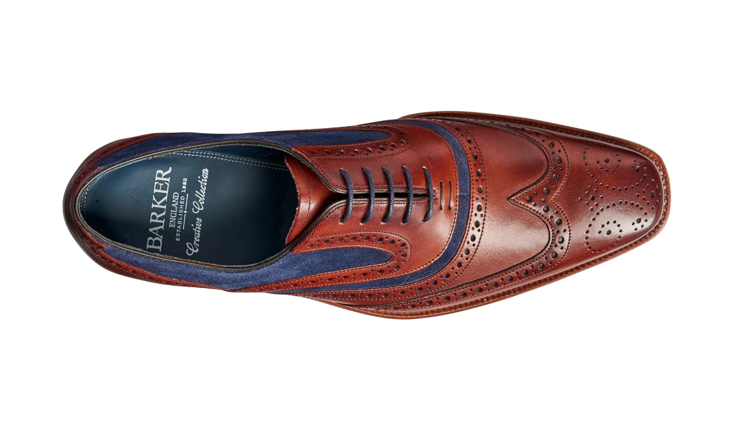 McClean - Rosewood Calf / Navy Suede 5 McClean - Rosewood Calf / Navy Suede - Image 3