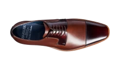 Powell - Walnut Calf / Brown Hi-Shine 7 Powell - Walnut Calf / Brown Hi-Shine -Barker Shoes Store Powell 413236 WalnutCalfBrownHiShine top