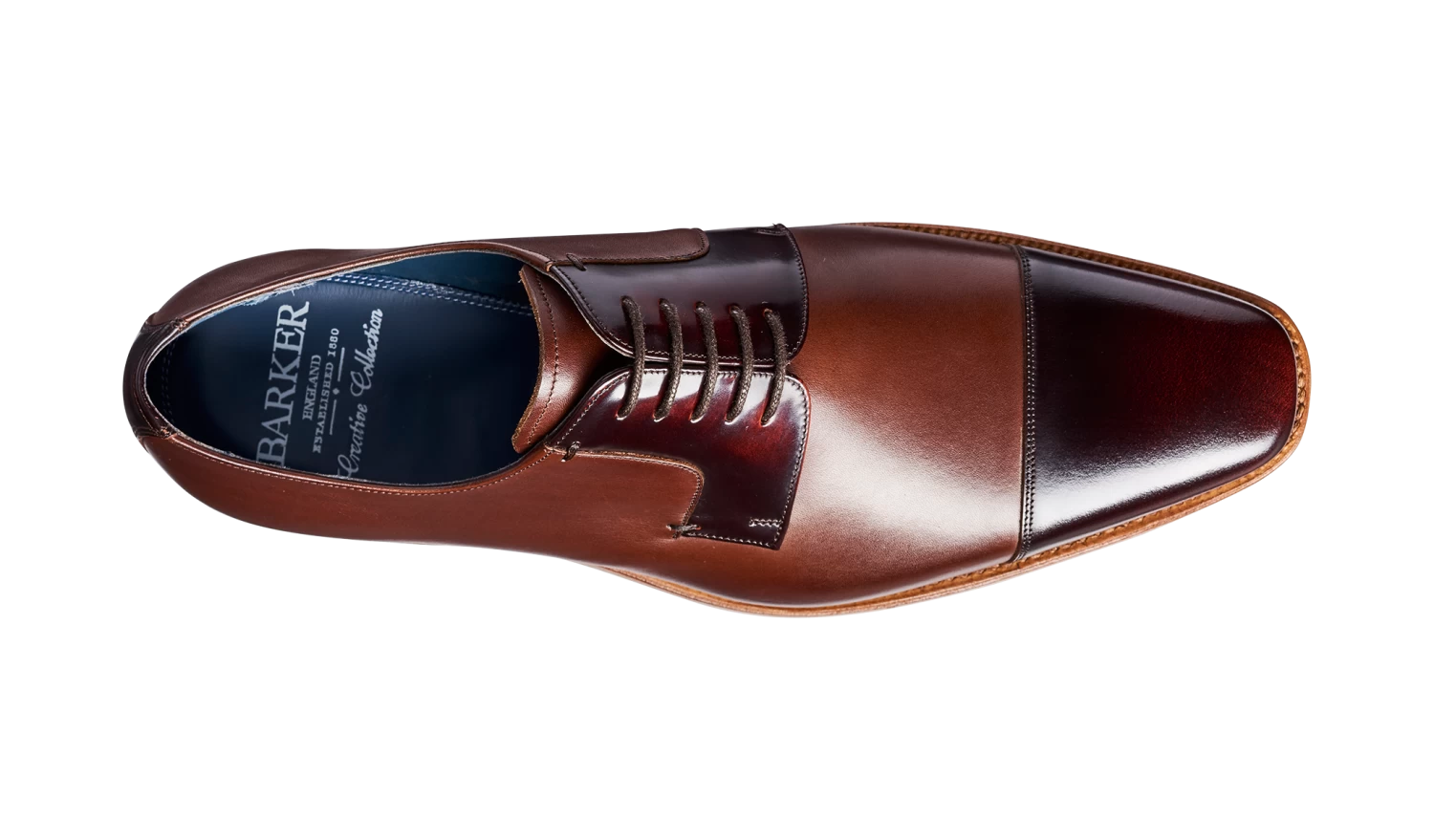 Powell - Walnut Calf / Brown Hi-Shine 5 Powell - Walnut Calf / Brown Hi-Shine - Image 3