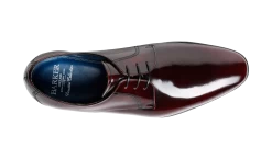 Rutherford - Burgundy Hi-Shine -Barker Shoes Store Rutherford 369677 BurgundyCobbler top