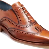 Spencer - Antique Rosewood / Navy Calf 2 Spencer - Antique Rosewood / Navy Calf -Barker Shoes Store SPENCER 467627 ANGLE