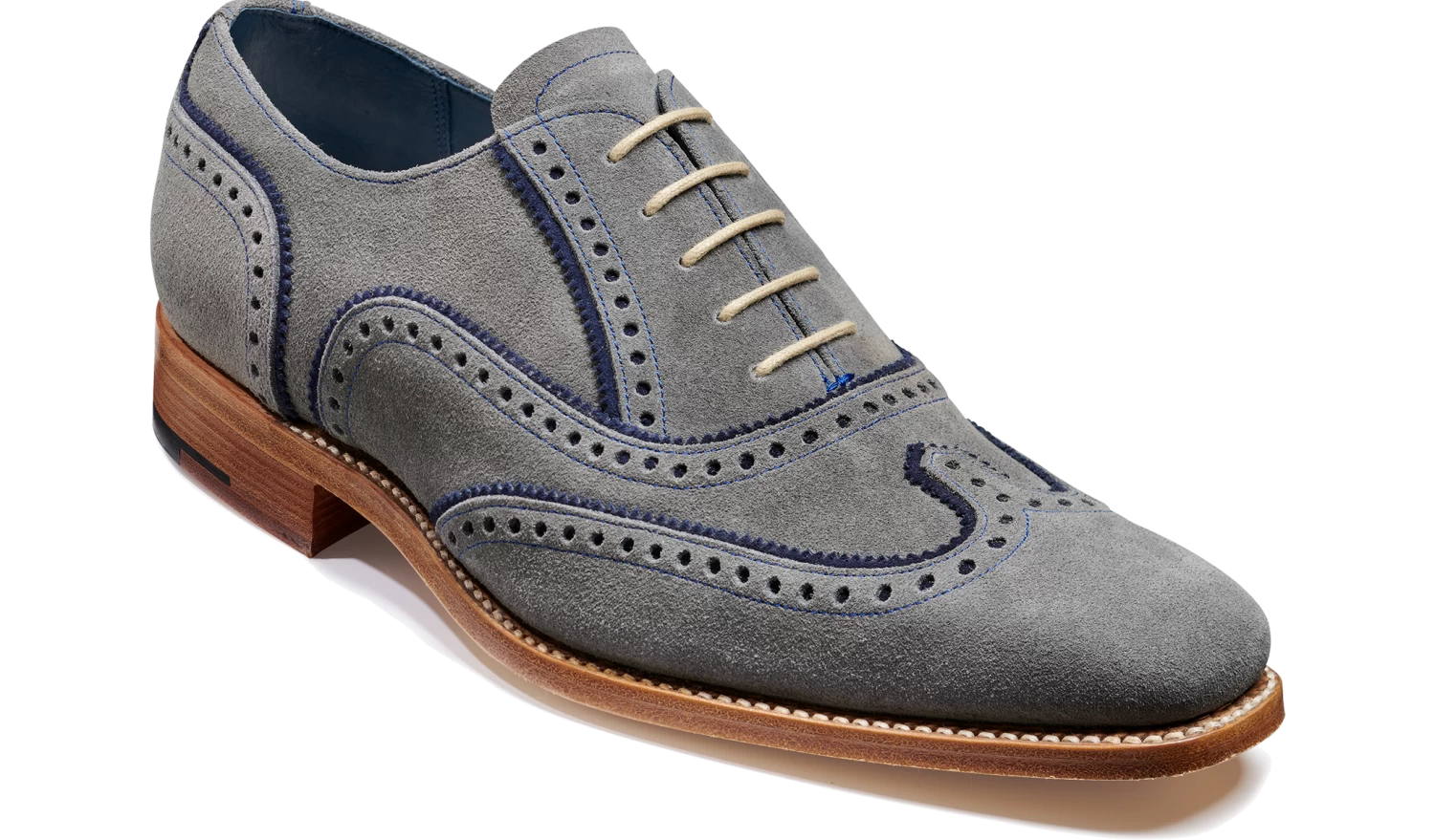 Spencer - Grey / Navy Suede 3 Spencer - Grey / Navy Suede