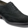 Station - Black Suede -Barker Shoes Store STATION 461906 ANGLE