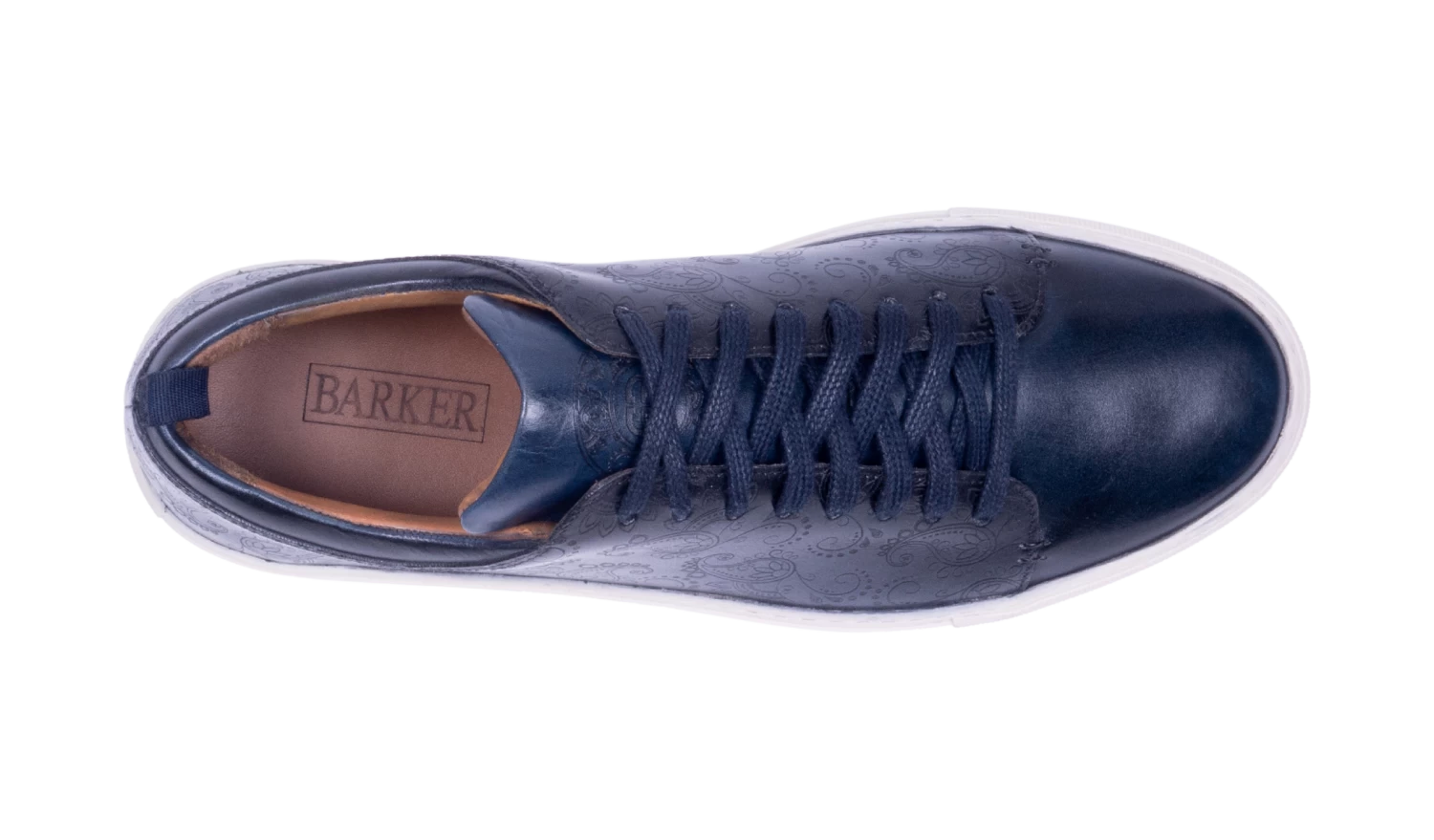 Paisely - Navy Hand Painted 5 Paisely - Navy Hand Painted - Image 3