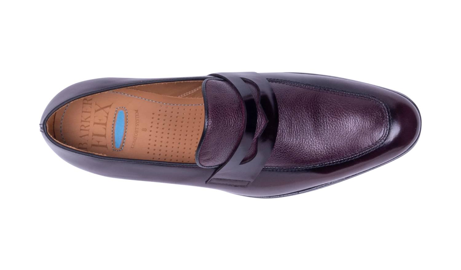 Camden - Burgundy Hi Shine/Grain 5 Camden - Burgundy Hi Shine/Grain - Image 3