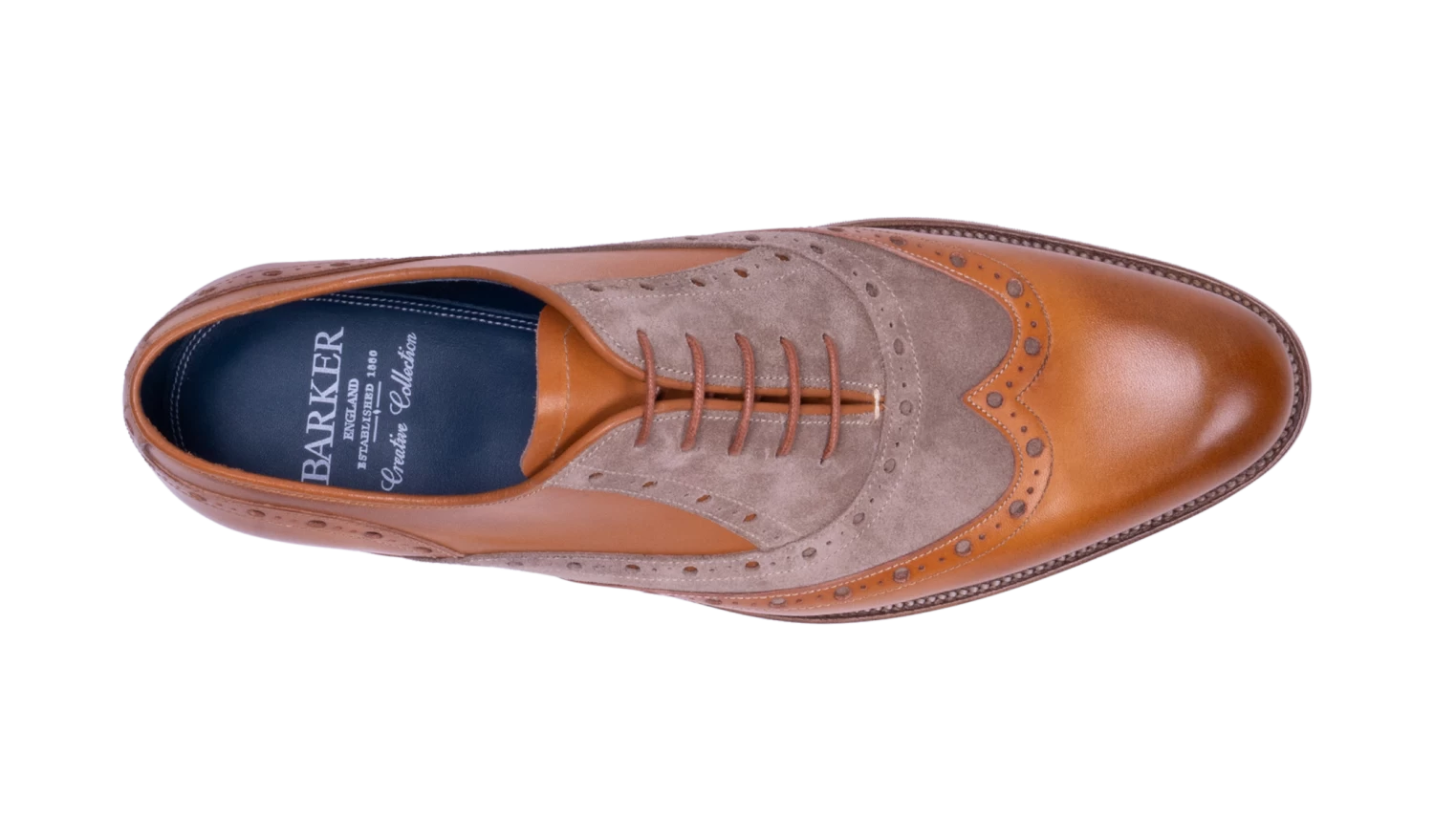 Abingdon - Cedar Calf/Parchment Suede 5 Abingdon - Cedar Calf/Parchment Suede - Image 3