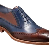 Valiant Multi - Ebony / Navy Hand Painted -Barker Shoes Store Valiant 4178FW22 EbonyNavy