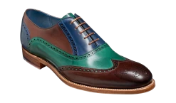 Valiant Multi - Ebony / Green / Blue Hand Painted