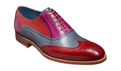 Valiant Multi - Red / Grey / Purple Hand Painted