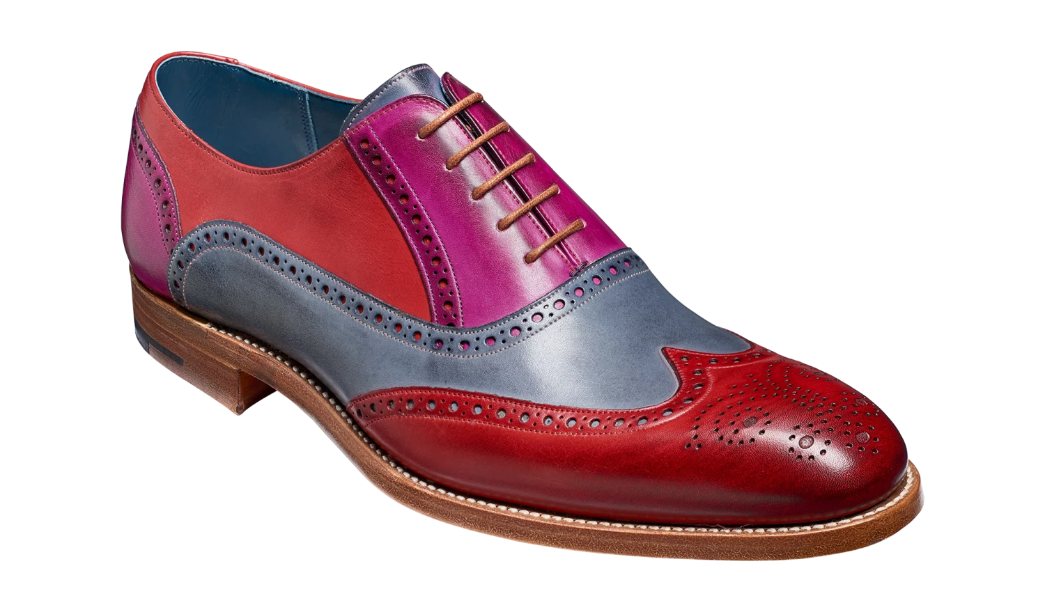 Valiant Multi - Red / Grey / Purple Hand Painted 3 Valiant Multi - Red / Grey / Purple Hand Painted