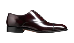 Winsford - Burgundy Hi-Shine -Barker Shoes Store Winsford 394577 BurgundyPolish SIDE
