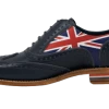Coronation Spencer - Navy/Grey -Barker Shoes Store spencer navy grey SD CR 01